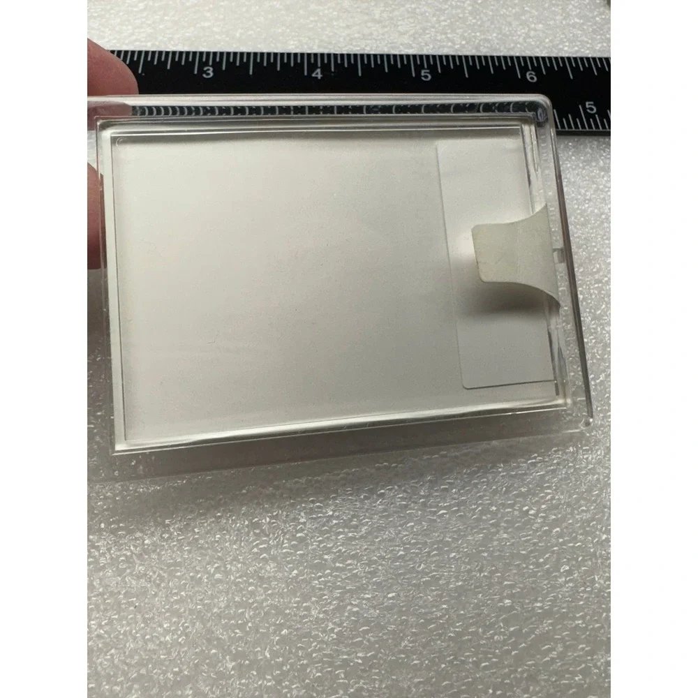 Clear Photo Insert‎ Keychain Easy Snap In Assembly with Ring